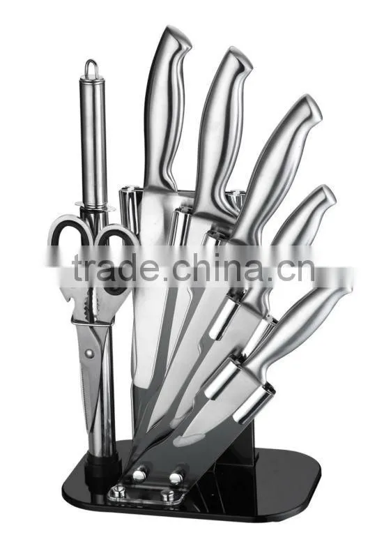 430 S/S HANDLE 8PCS KITCHEN KNIFE SET