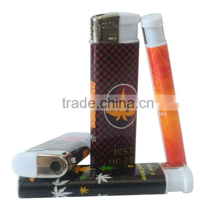 China yiwu wholesale cheap disposable cigarette lighter with wrap paper