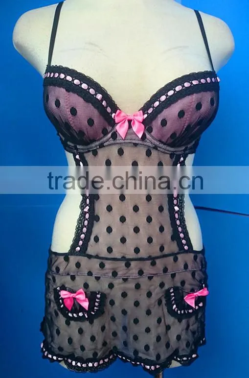 Sexy Apron Nightwear, Sexy Bra, Sexy Lingerie Factory