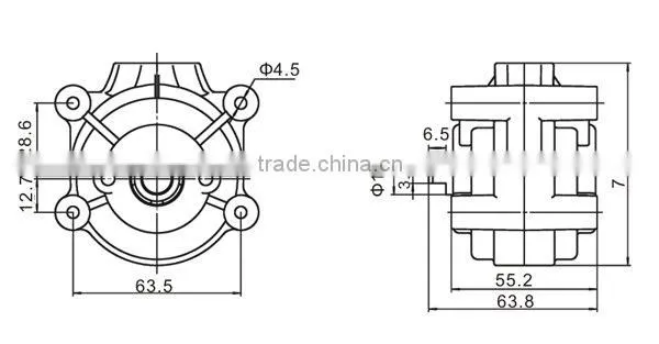 peristaltic pump head