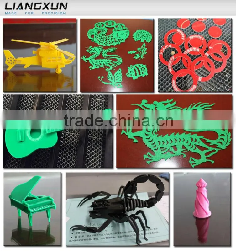 LX1326 professional suppliers 1.3m x 2.5m fabric laser cutting machine