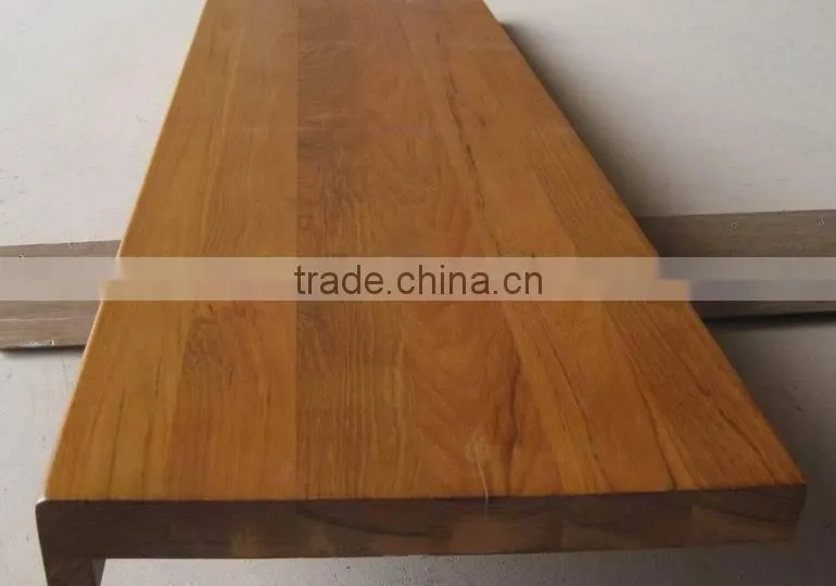 asian Teak Solid Wood Stair Tread