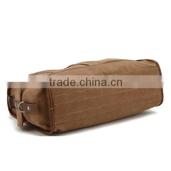 Folding men's canvas travel sky large hanging travel toiletry bag