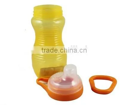 hard PP cup with plastic cap child sippy cup baby trainer cup12W-E1002