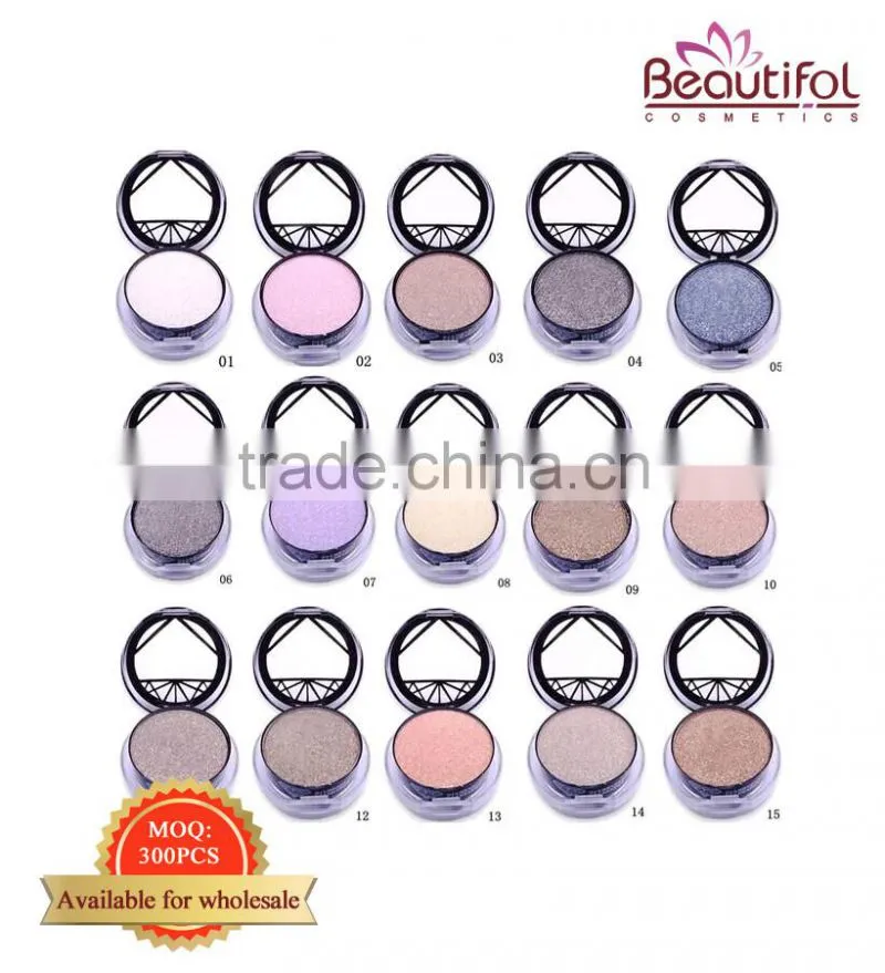 Wholesale Makeup palette soft and durable, small MOQ cosmetic, shiny and easily colored private label eyeshadow palette