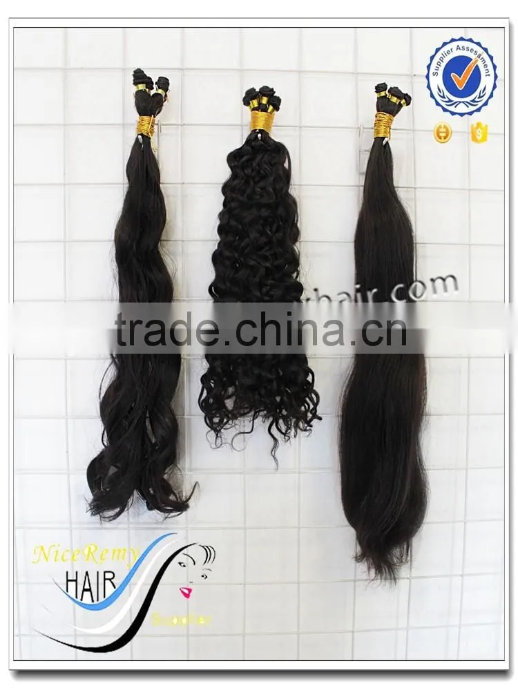 Wholesale hand tied weft virgin indian hair natural hair shops