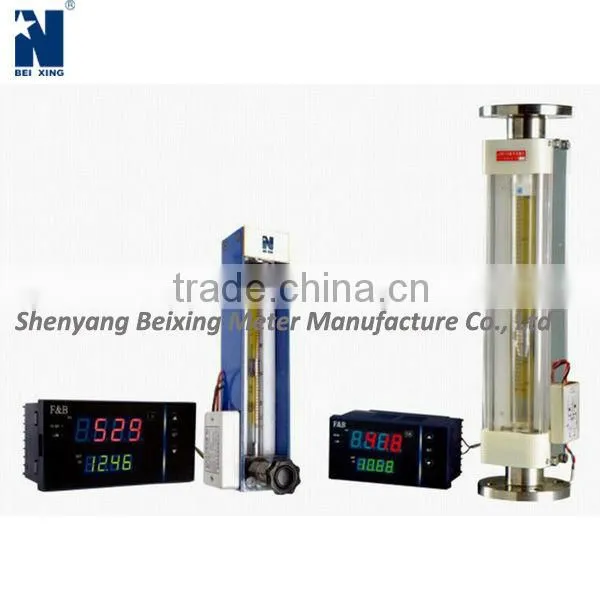 LZBD glass tube water/gas flow meter /rotameter with digital output