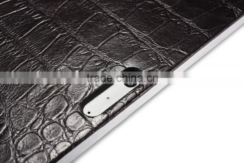 Icarer Luxury Crocodile Grain Genuine Leather Flip Case for Surface Pro 4 ultra thin holder leather case for surface pro 4