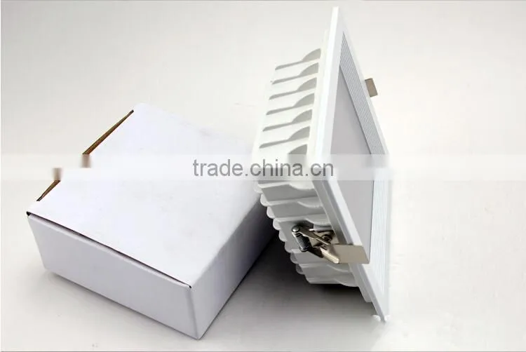 LED Downlights 12w 18w 24w SMD5730 Square Die Casting LED Ceiling Lamp SpotLights
