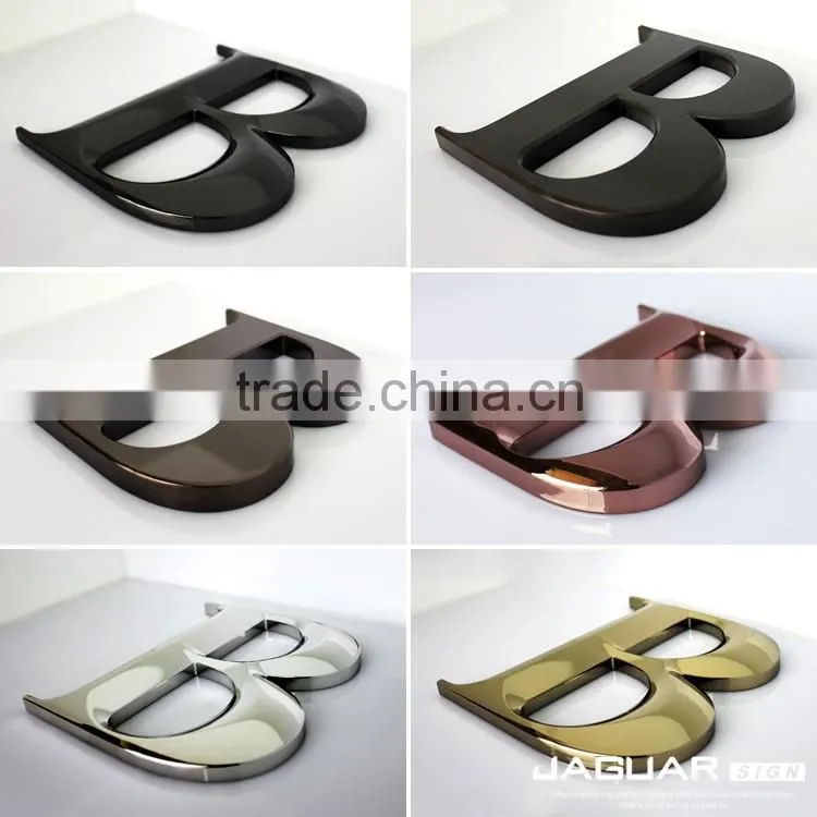 full color storefront decorative alphabetical vaccum forming letter