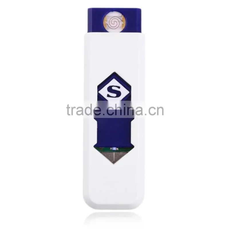 No Gas USB Electronic Rechargeable Battery Flameless Cigarette Lighter