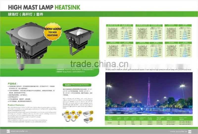 waterproof led flood light 400w with 5 year warranty