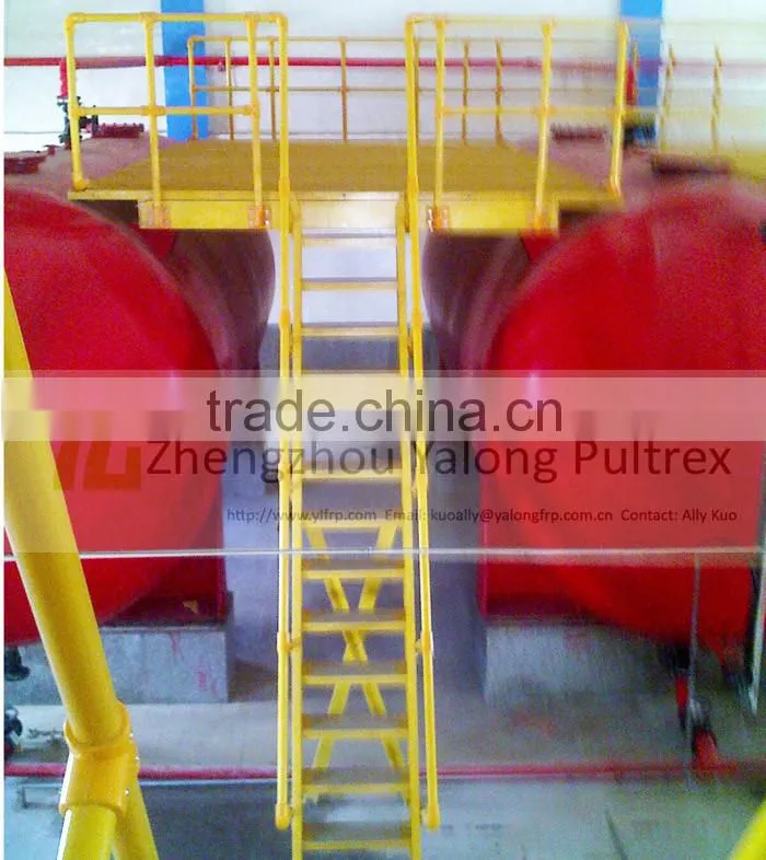 high strength FRP stair, durable, anti-slip fiberglass stair system