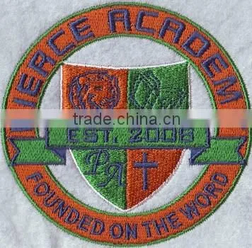 Wholesale factory direct price custom cheap 100% embroidered patch