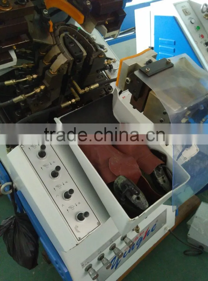 Full-automatic nine-claw oil press toe lasting mahcine with hot melt for high-heeled shoes,sneakers,plimsolls,canvas shoes,leath