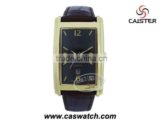 Top quality new style leather band watch for man