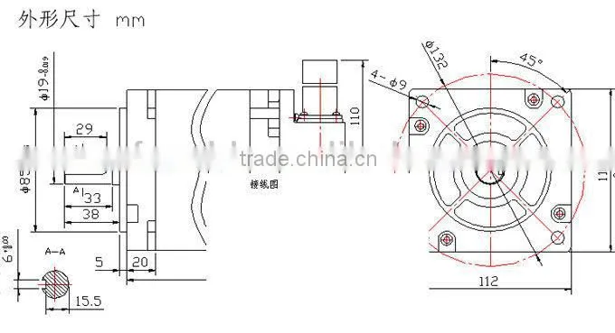 110mm 1.8Degree Enhanced Hybrid Stepper Motor (MP110YG series)