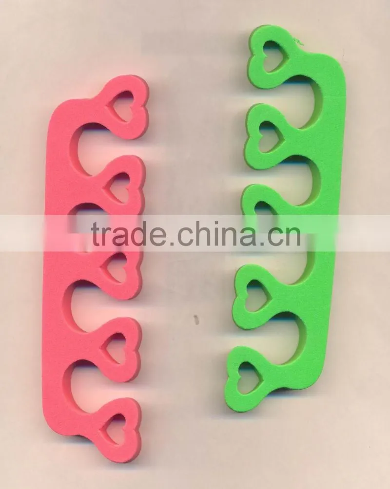 cheap eva foam nail buffer Bunion toe separator,sponge toe separator,eva finger separator