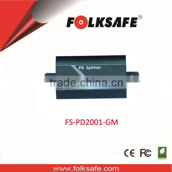 Folksafe Gigabit 24v or 12v mini display PoE splitter with RJ45 port female