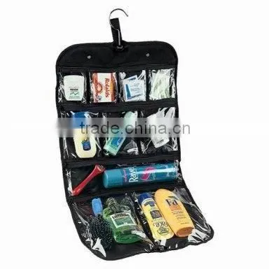 cosmetic bag with a hanger