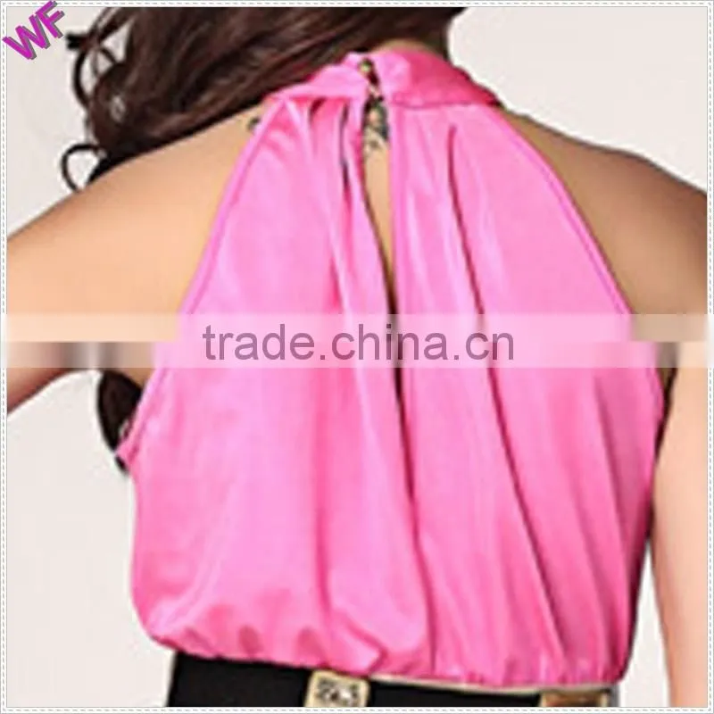 Custom Made Halter Bodycon Dress with Belt
