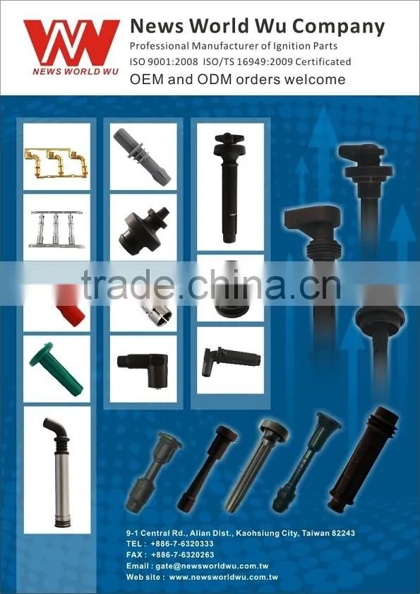 spark plug boot of auto component of ignition wire set