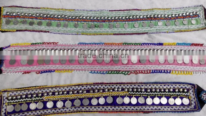 Multicolor Beautiful banjara coin belt