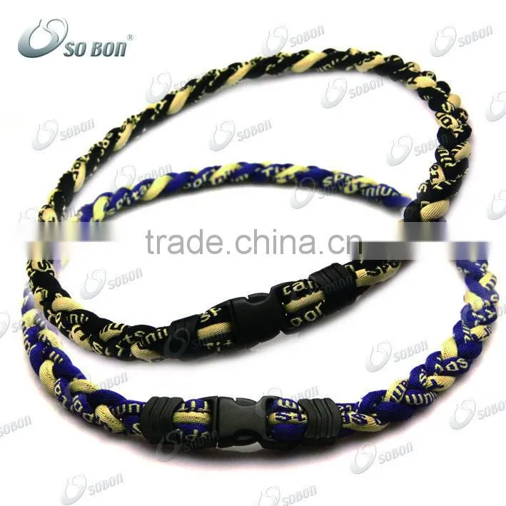 personalized cotton rope necklace 3 ropes tornado necklace
