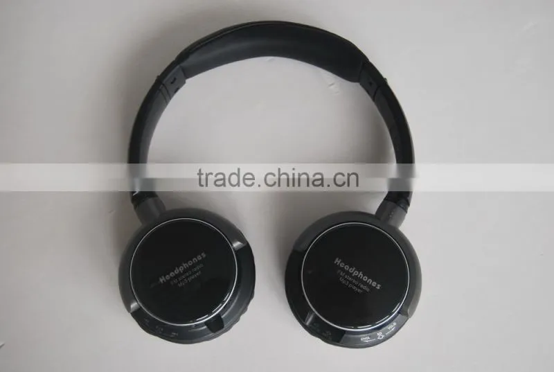 FM Stereo Radio MP3 Player Cool Headphones Sport Headphones Bluetooth Earphone Bluetooth Headset