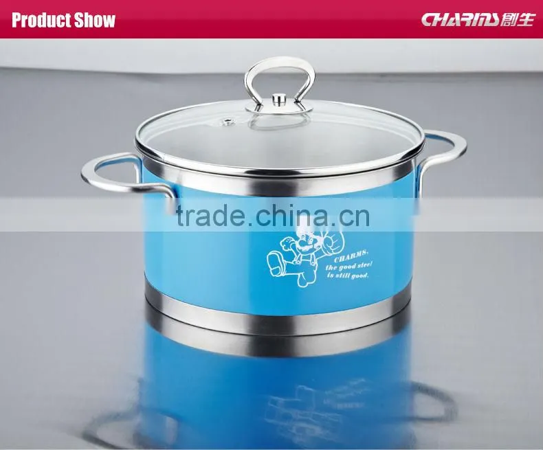 high quality aluminum stock pot CS560D CE FDA SGS