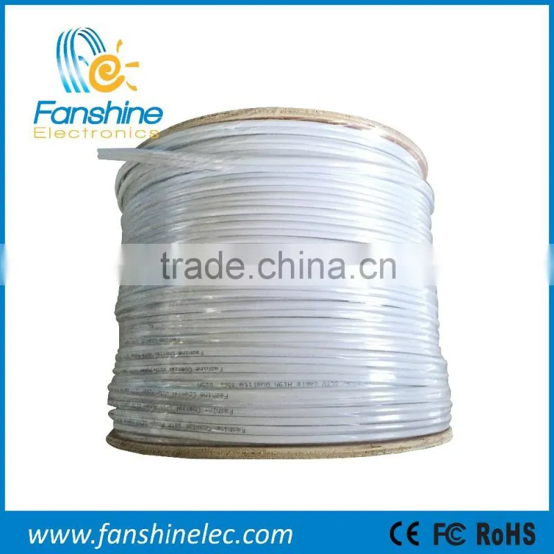 0.6mm Copper/CU RG59+2C CCTV Cable