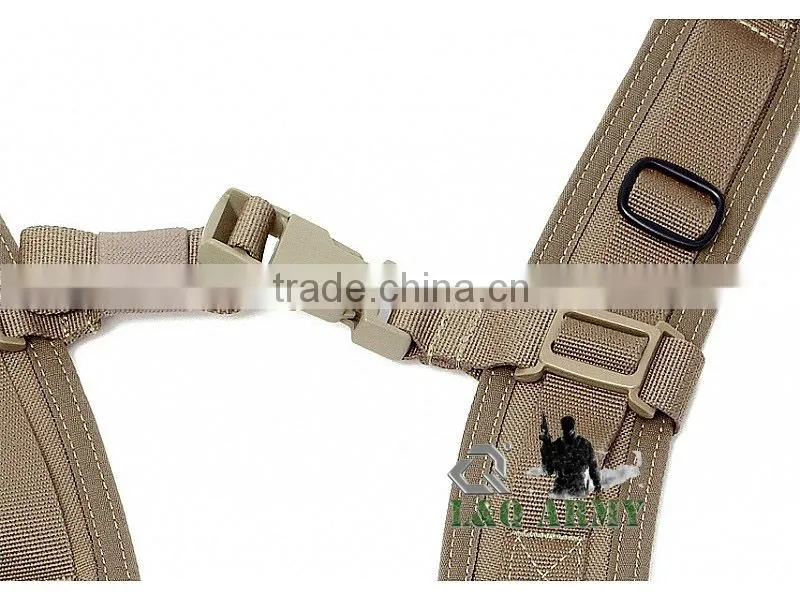 Tactical Suspender Low Profile Harness Coyote Tan