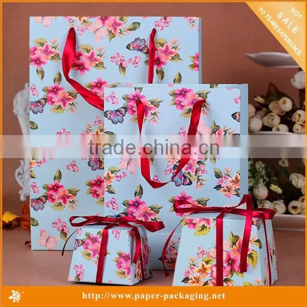 Beautiful Flower Cover Wedding paper indian wedding gift bags