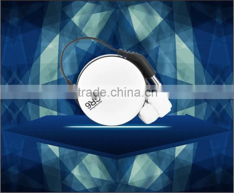 At a sale new design retractable patent desigh cheap earphone without mic