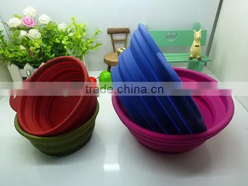 Customized design Non toxic&no smell silicone bowl_dog pet bowl_kids bowl