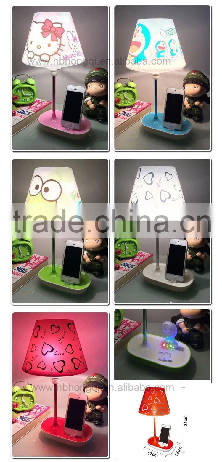 Fashion Creative Lamp with shiny phone holder