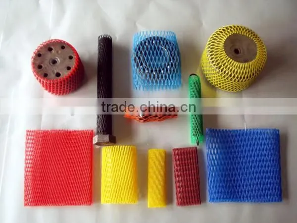 Wine bottle protective packaging sleeve net