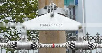 no stress concentration Suspension clamp for adss cable