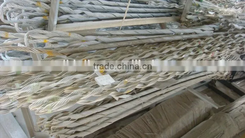 Spiral rod for telecom communication line spiral rods for guy grip