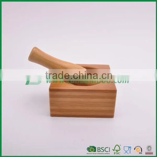 wonderful sturdy bamboo mortar and pestle, kitchen accessory fuboo