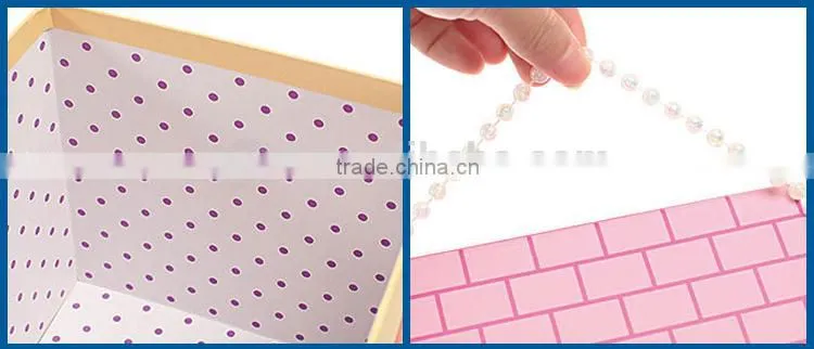manufacturer custom logo house shape gift box