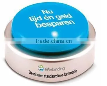 Custom voice recordable sound button, multi sound recordable or pre-recording acceptance