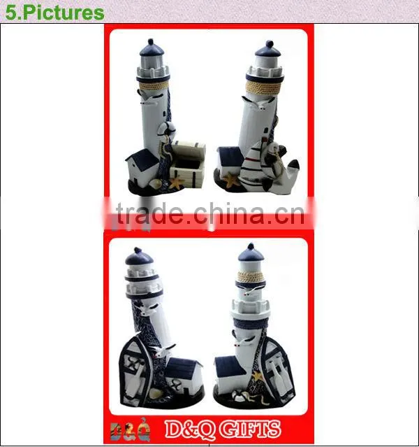 polyresin lighthouse figurines for souvenir gifts