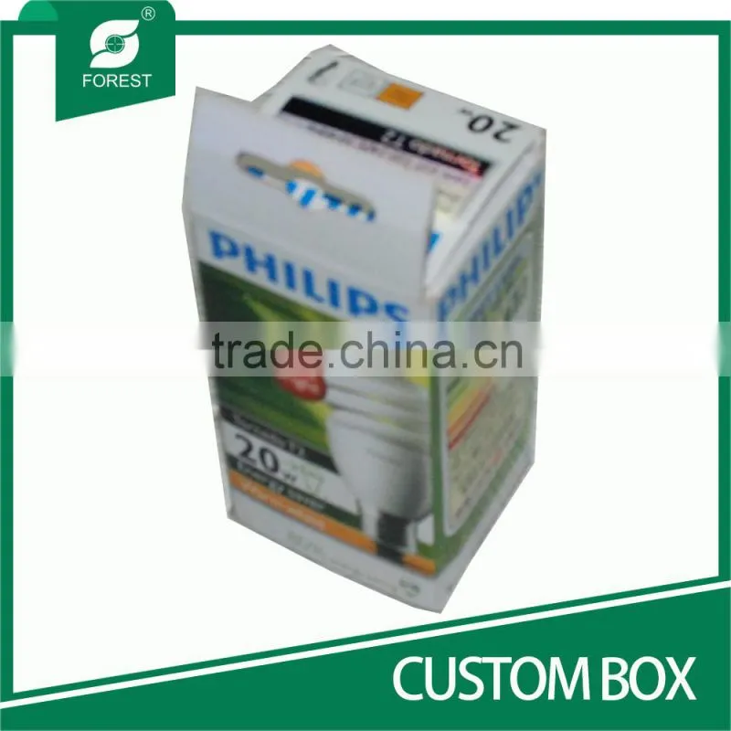 SMALL CUSTOM BOX FOR PACKING LED LAMP