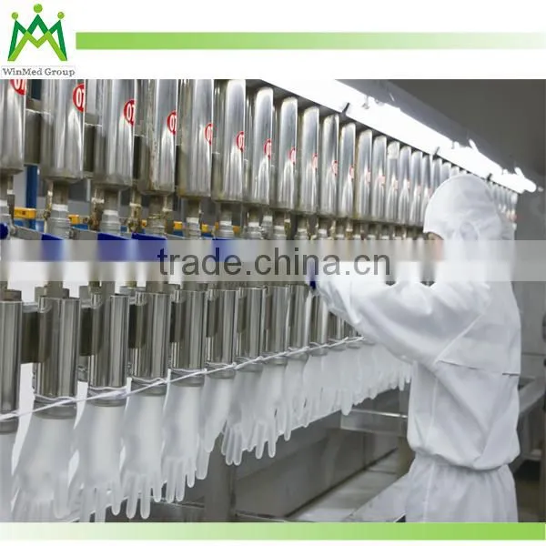 5 fingers sterile latex surgical gloves