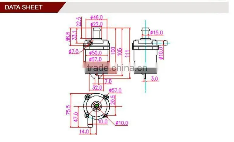 Brushless DC water pump prices (CE, UL, ROHS, VDE, FC, CCC low power consumption, safe and low noise)