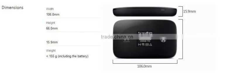 Huawei E5786s-32a 300Mbps LTE FDD800/850/900/1800/2100/2600Mhz TDD2600Mhz Cat6 WIFI router Modem(Unlocked)