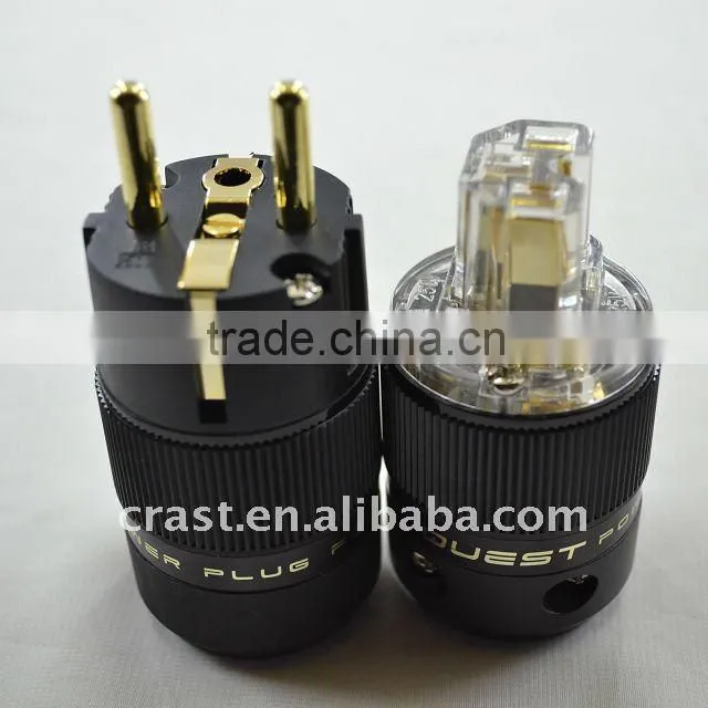Audiocrast 24K Gold Plated SCHUKO Power Connector