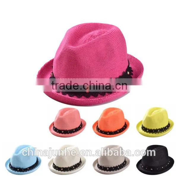 Hot selling new arrival colorful Cap straw hats for promotional