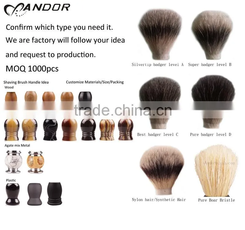 Hot sell best badger shaving brush kit
